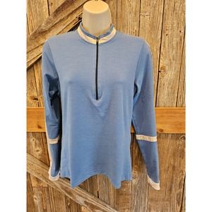 Canari size medium women's 1/4 zip medium M back zip pocket cycling